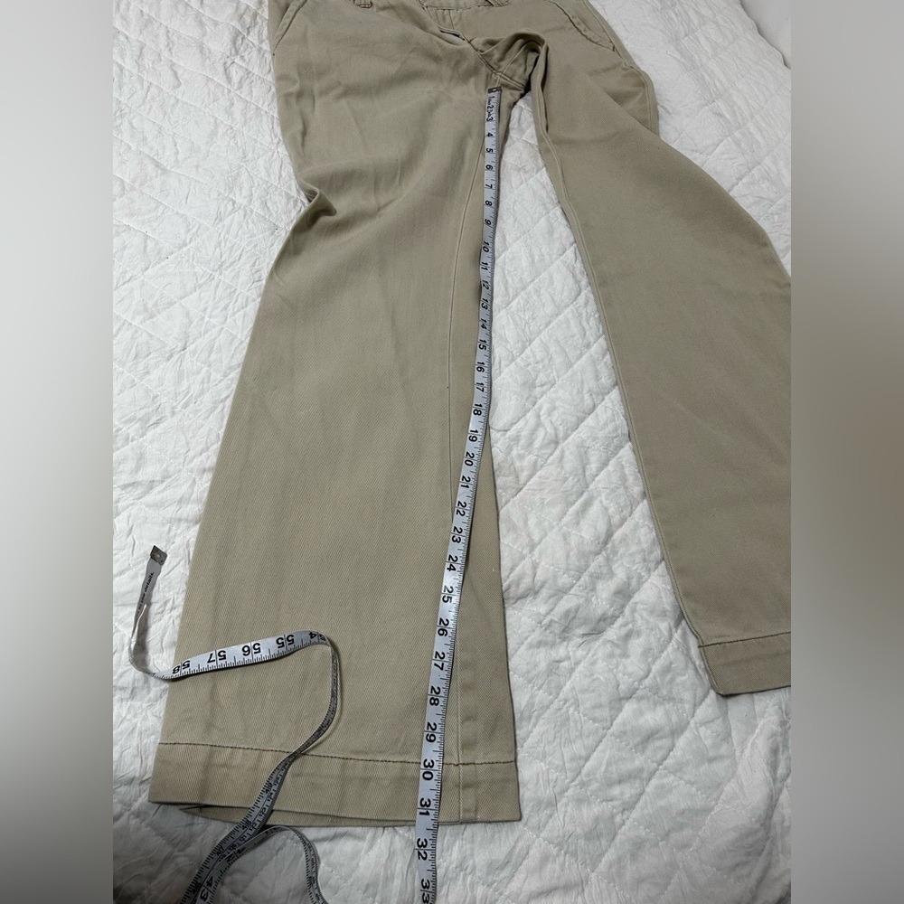 Y2K Abercrombie & Fitch Cream High-Waisted Pants - Picture 2 of 5